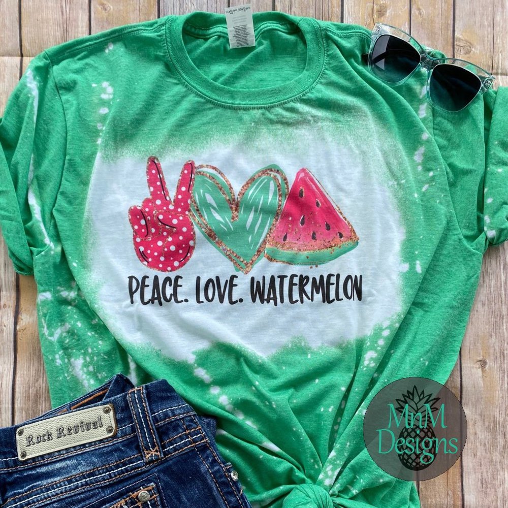 Peace Love Watermelon/ Graphic Tee